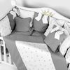 купить Детское постельное белье PernaMea Set lenjerie 8 piese Perne Gri (PM.101650/2) в Кишинёве 