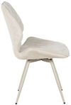 cumpără Scaun Interdepo ALICE, White Chenille ,Ножки Бежевые în Chișinău 