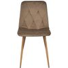 cumpără Scaun Evelin di Costacurta YTC-080Wo, BLUVEL40 (Brown) în Chișinău 