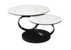 купить Журнальный столик Deco Dion Matte White Marble + Dark Bronze в Кишинёве 