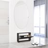 купить Полка для обуви Mobildor-Lux Leo Slim 50x16x47H cm Anthracite в Кишинёве 