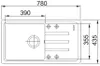 купить Мойка кухонная Franke 114.0486.716 Fragranite BSG 611-78 Avena в Кишинёве 