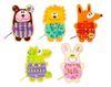 купить Игрушка Tooky Toy TL417 Jucărie din lemn Animale cu dantelă, 57209 в Кишинёве 