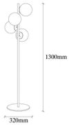 купить Освещение для помещений Trendy Faze-NT-115-1, 32x130x32cm в Кишинёве 