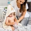 купить BabyOno Велюровое банное полотенце с капюшоном,100 x 100 cм в Кишинёве 