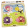 cumpără Puzzle Viga 50131 Flat Puzzle w/Big Wooden Knob Insect în Chișinău 