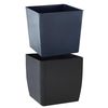 cumpără Ghiveci pentru flori Aleana 115083 Cvadro 16x16x15.5 cm, granit în Chișinău 