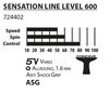 Ракетка для настольного тенниса Donic Sensation 600 / 724402, 1.6 mm (Anti Shock Grip) (3205) 