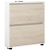 cumpără Raft pentru încălțăminte Mobildor-Lux Leo Slim 100x16x86H cm White/Sonoma în Chișinău 