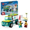 cumpără Set de construcție Lego 60403 City Ambulanță și snowboarder în Chișinău 