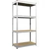 cumpără Raft de depozitare Nex Home Raft metalic Budget 1600x800x400mm, 4 nivele MDF, galvanizat în Chișinău 