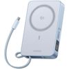cumpără Acumulator extern USB (Powerbank) Ugreen 65958B, Power Bank MagFlow Qi2.2 10000mAh, 30W, Starlight Blue în Chișinău 