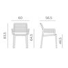 купить Кресло Nardi DOGA ARMCHAIR ANTRACITE 40254.02.000 (Кресло для сада и террасы) в Кишинёве 