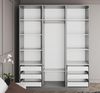 cumpără Dulap Bayro Serenity 1800x2200x518 gri asfalt cu 6 sertare în Chișinău 