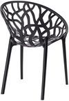 купить Стул Jumi CM-102064 Scaun terasa ALBERO din plastic, Negru в Кишинёве 