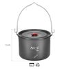 купить Посуда походная Nils NC17117 Cazan turistic cu capac 4.0L в Кишинёве 