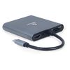 cumpără Adaptor IT Cablexpert A-CM-COMBO6-01, USB Type-C 6-in-1 multi-port adapter (Hub3.1 + HDMI + VGA + PD + card reader + stereo audio) în Chișinău 