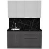 cumpără Mobilă pentru bucatarie ArtFlame GOLA White/Storm Grey (1.6 m.l.) în Chișinău 