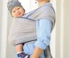 купить Трикотажный слинг шарф Светло серый WrapBag by Bagy в Кишинёве 