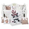 купить Детское постельное белье PernaMea Set lenjerie 8 piese Premium Panda (PM.105896/2) в Кишинёве 