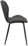 купить Стул Evelin di Costacurta YTC-064B, UF885-15 (Dark grey) в Кишинёве 