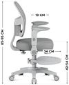 cumpără Fotoliu de birou Mark Adler Junior 5.0 Grey în Chișinău 