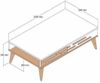 купить Журнальный столик Trendy Valensiya Nuc, Alb, Marmura (GTR000606) в Кишинёве 