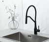 купить Смеситель кухонный Gappo G4098-16 Negru (chiuveta plus) в Кишинёве 