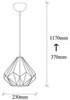 cumpără Lustră Trendy Diamant-704-S 23x117x23cm în Chișinău 