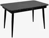 купить Комплект стол и стулья Evelin di Costacurta cтол DT-431-3R B + 4 стула YTC-080B Bluvel-14 (Dark grey) в Кишинёве 