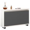 cumpără Raft pentru încălțăminte Mobildor-Lux Leo Slim 90x16x47H cm White/Anthracite în Chișinău 