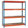 cumpără Raft de depozitare Waltz Raft arhivare si depozitare 1780/1200/500 ORANGE-BLUE (VOR83327) în Chișinău 