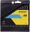 купить Сверло Stanley Набор сверл по металлу STA56025 19 шт. 1-10 мм в Кишинёве 