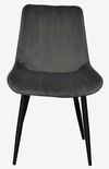 купить Комплект стол и стулья Evelin di Costacurta cтол DT-402-6B + 4 стула YTC-055B Bluvel-14 (Dark grey) в Кишинёве 