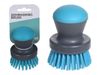 cumpără Mop și perie Promstore 47038 Щетка круглая Ultra Clean 9x7cm, Бирюза în Chișinău 