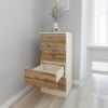 купить Комод Smartex (16018) Т1 50cm Ivory+Stejar Inchis в Кишинёве 