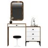 купить Туалетный столик Trendy Lizbon 544-Nuc, Alb 124x84x40cm в Кишинёве 