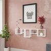 купить Полка декоративная Trendy Amanos-Alb 120x32x17cm (GTR005424) в Кишинёве 