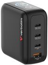 купить Зарядное устройство сетевое Verbatim VER_30240 Mini GaN Charger with Display 140W в Кишинёве 