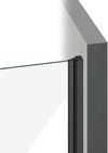 cumpără Paravan de duș Ravak Shower door Cool! 120x195 Black transparent COSD2-120 (X0VVGC300Z1) în Chișinău 