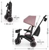 купить Велосипед-коляска KinderKraft KRJAZZ03PNK0000 Jazz 3 Pink в Кишинёве 