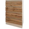 купить Комод Smartex (16040) Т1 70cm Ivory+Stejar Inchis в Кишинёве 