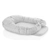 купить Гнездо для новорожденных BabyJem 525 Saltea reductor 5 in 1 BabyNest Cushion Gray Flower в Кишинёве 