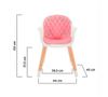 Стульчик для кормления Kinderkraft Sienna Pink 