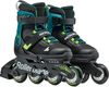 cumpără Role Rollerblade 86B0751520NG02 MICROBLADE XT Nero/Verde Petrolio Size 28-32 în Chișinău 