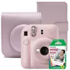 купить Фотоаппарат моментальной печати FujiFilm Instax mini 12 Blossom Pink cu husa, album foto si film 1x10 в Кишинёве 