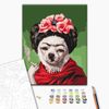 купить Картина по номерам BrushMe BS53619 40*50 cm (în cutie) Frida в Кишинёве 