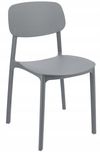 cumpără Scaun Jumi CM-275157 Scaun terasa LARA din plastic, Gri în Chișinău 