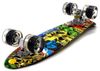 купить Скейтборд New World YB-104 Penny board cu lumina Graffiti craniu, 136695 в Кишинёве 
