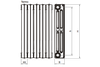Радиатор чугунный Viadrus Termo 130 560 x 60 мм